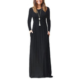 Comfortable Autumn Long Sleeve Maternity Dress