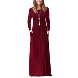Comfortable Autumn Long Sleeve Maternity Dress
