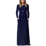 Comfortable Autumn Long Sleeve Maternity Dress