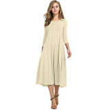 Comfortable Slim Long Sleeve Maternity Dress