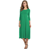Comfortable Slim Long Sleeve Maternity Dress
