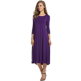 Comfortable Slim Long Sleeve Maternity Dress