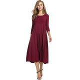 Comfortable Slim Long Sleeve Maternity Dress