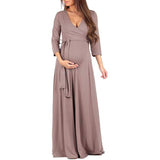 Comfortable Sexy Long Sleeve Maternity Dress