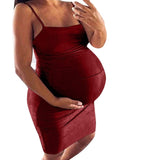 Sleeveless Pregnant Maternity Dress