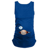 Cute Pattern Sleeveless T-shirt