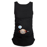 Cute Pattern Sleeveless T-shirt
