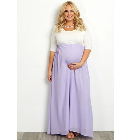 Comfortable Long Sleeve Maternity Dress