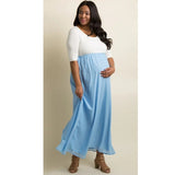 Comfortable Long Sleeve Maternity Dress