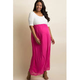 Comfortable Long Sleeve Maternity Dress